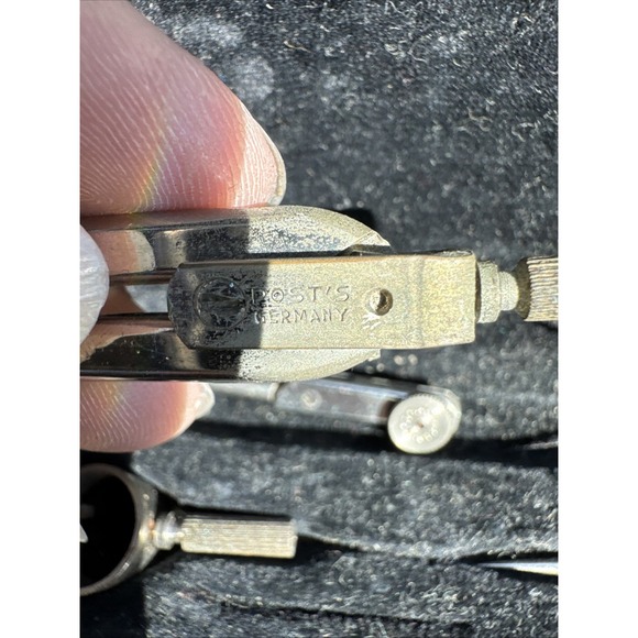 Vintage Set Of Soviet Drawing Instruments Drafting Tools - Picture 7 of 7